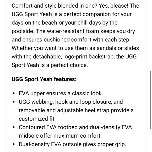 NWT UGG sport yeah sandals sliders in canary yellow women’s 10 foam Yeezy 41 - Picture 10 of 15